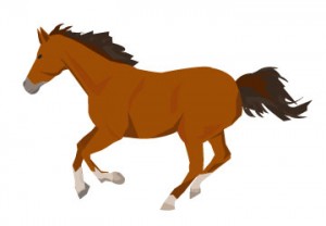 お馬の素材屋 競馬 乗馬サイトに使える 馬のイラスト アイコン